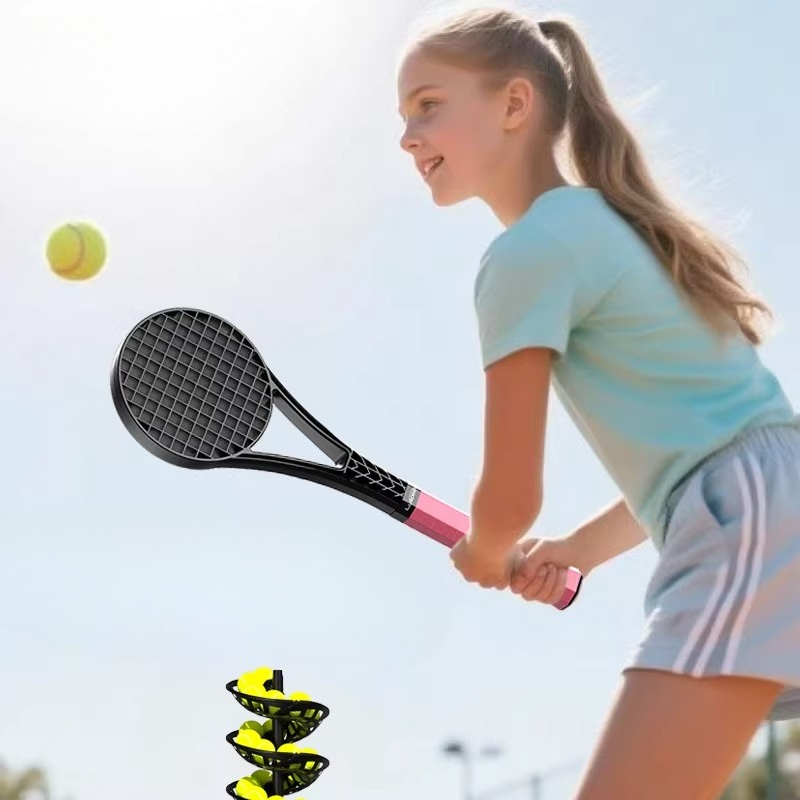 Sports Equipment Stores - プロテニスデザートラケット子供練習用テニスラケット大人用シングル練習用ラケットポータブルスポーツ用品