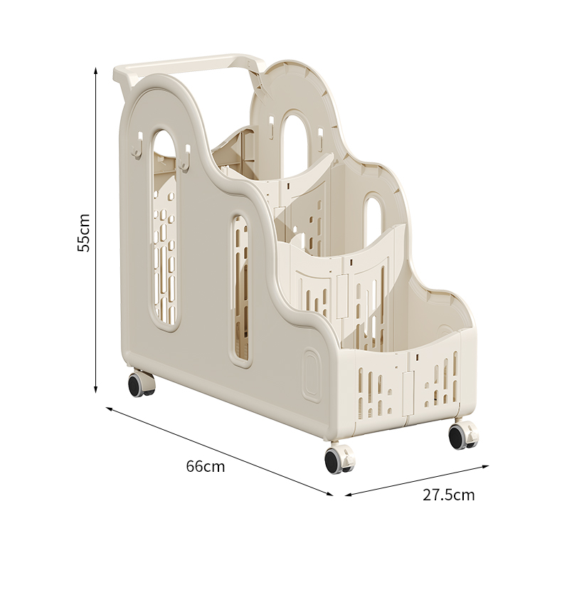 Sports Equipment Trolley - 収納ラック 移動式ヨガマット ホームフィットネス スポーツ用品 整理用トロリー