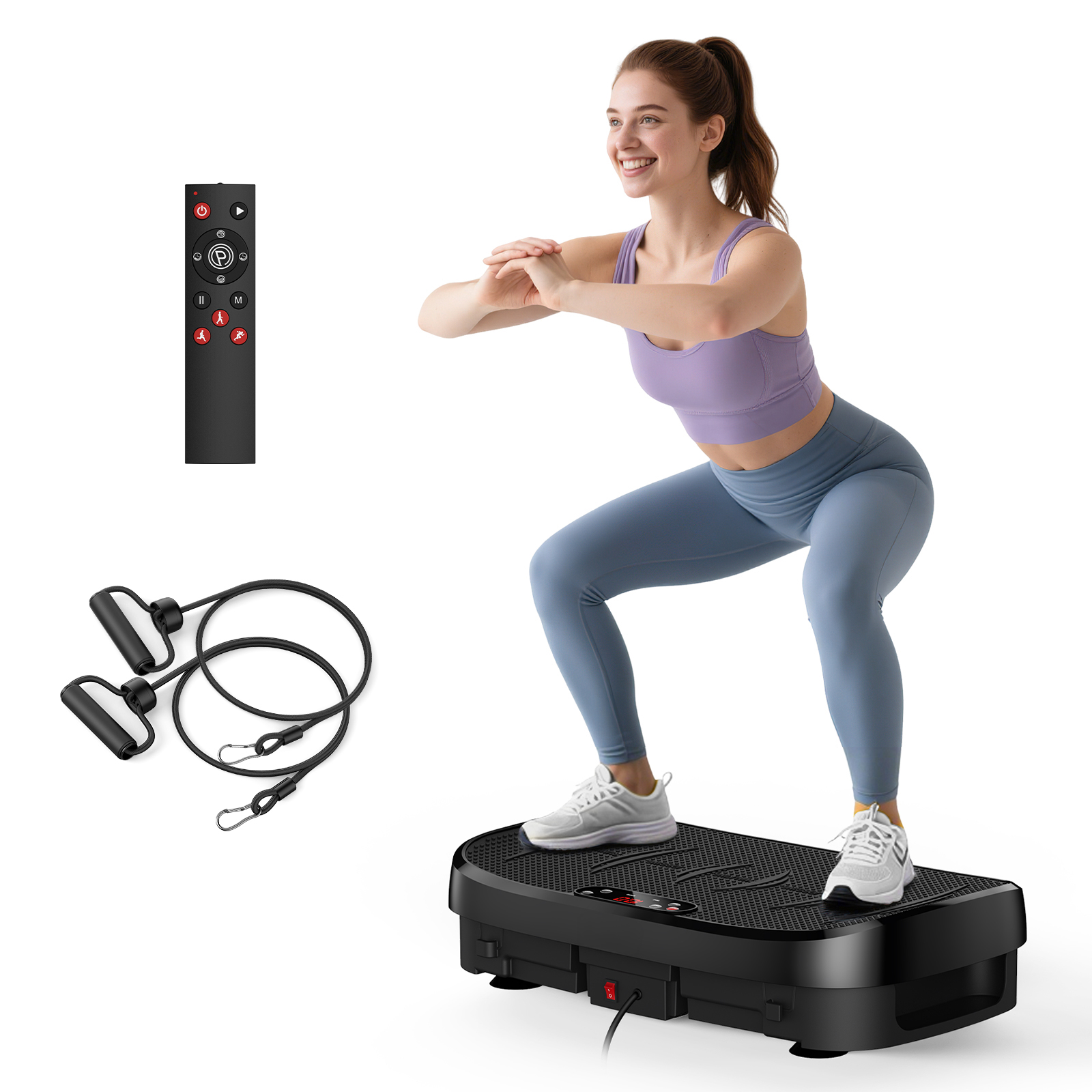 Sports Equipment Names - 振動プレート脂肪燃焼フィットネスプラットフォーム全身120レベルホームジム機器減量筋肉リラックスエクササイズボード
