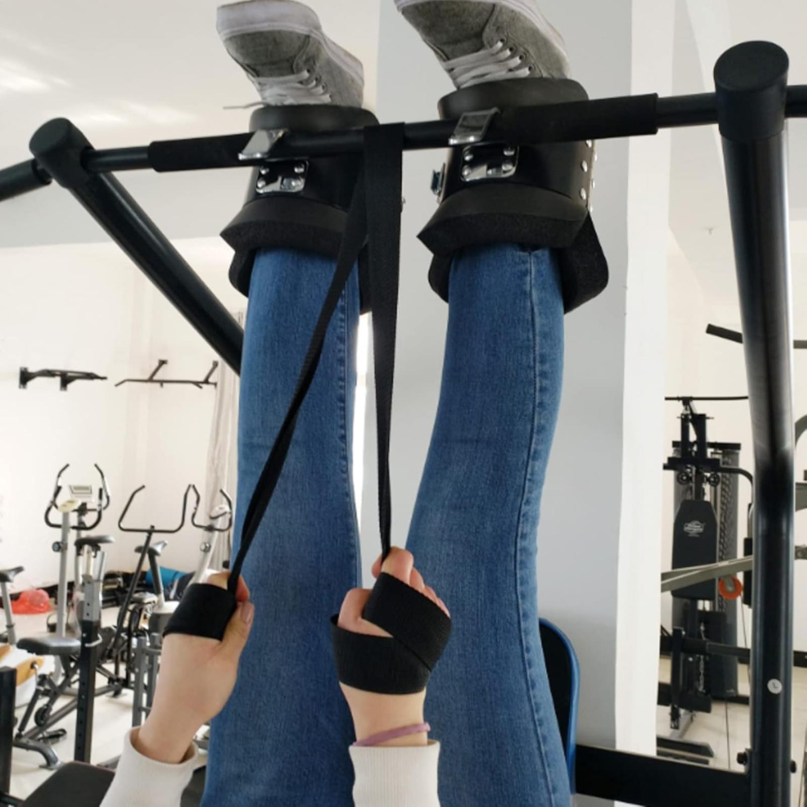 Sports Equipment Names - 1ペア吊り下げ式プルアップブーツ ホームジム用 反転防止ブーツ 筋力トレーニング用反転器具 フィットネス ネックバック用