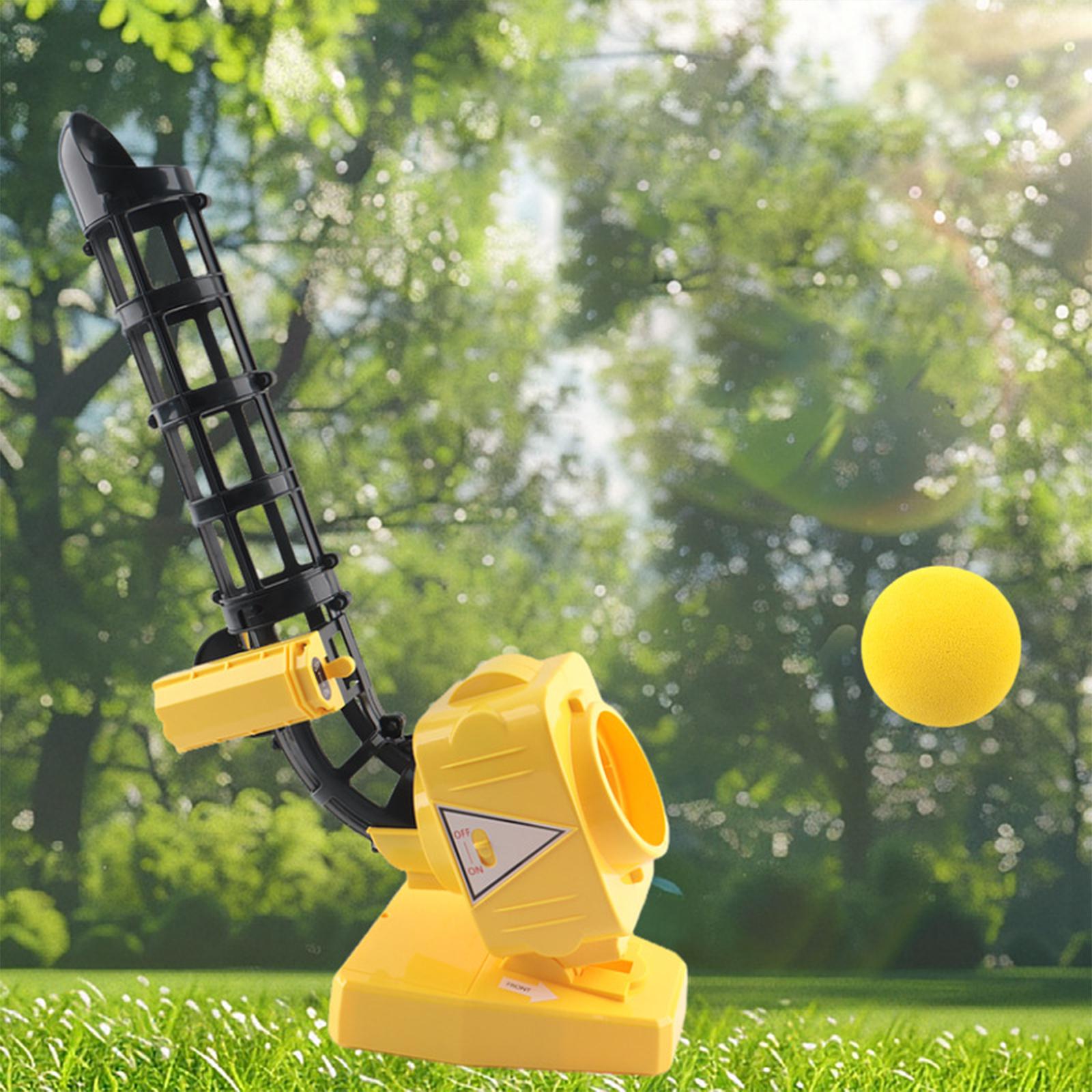 Sports Equipment Stores - 子供用野球おもちゃフェアウェイ電動ボールランチャースポーツトレーニング機器屋外ゲーム用プラスチックプレイセット