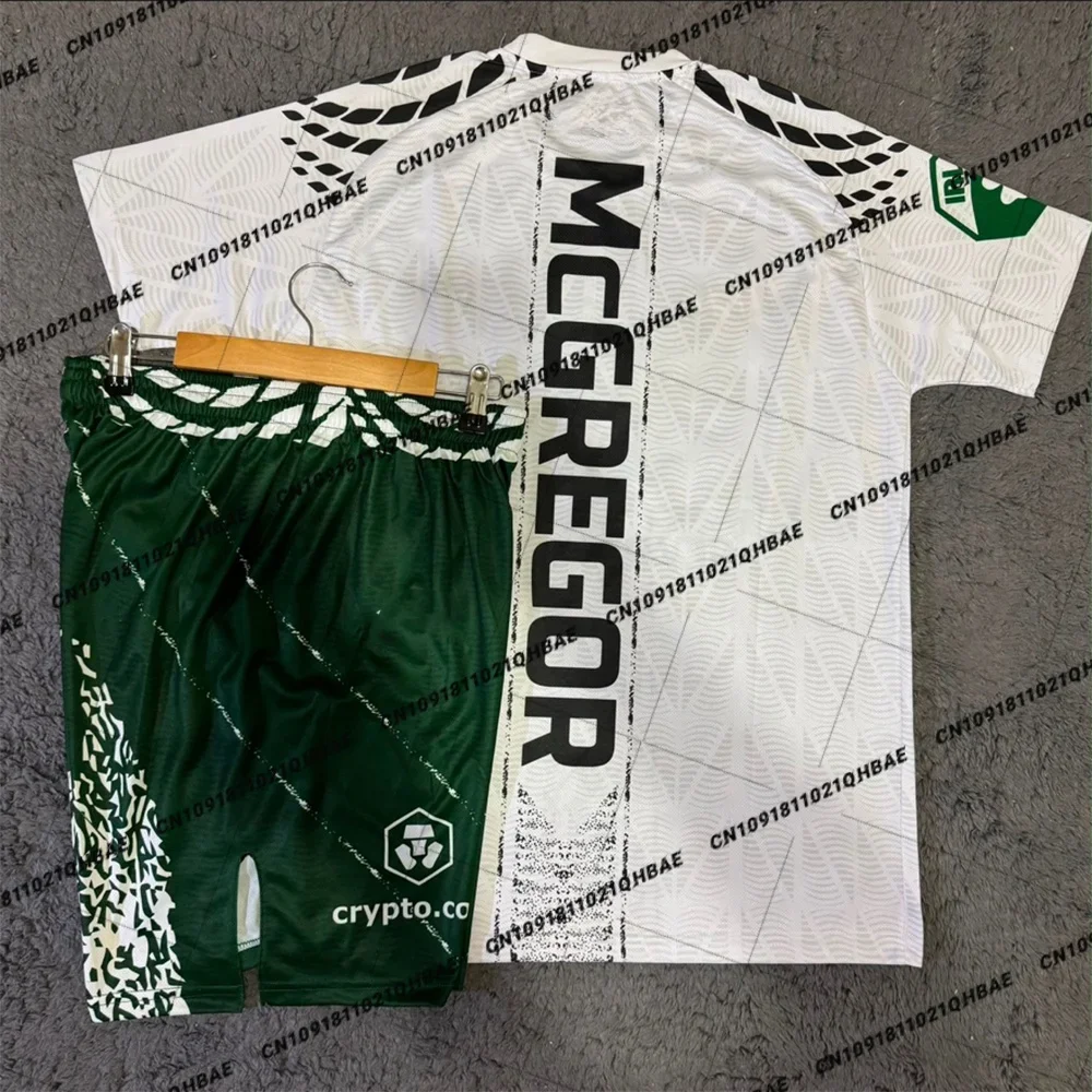 Sports Equipment Set - サマートップボクサーMMA八角形ケージコナーマクレガーTシャツショーツセットメンズスポーツトレーニングランニングセットスピードドライイングファイトセット