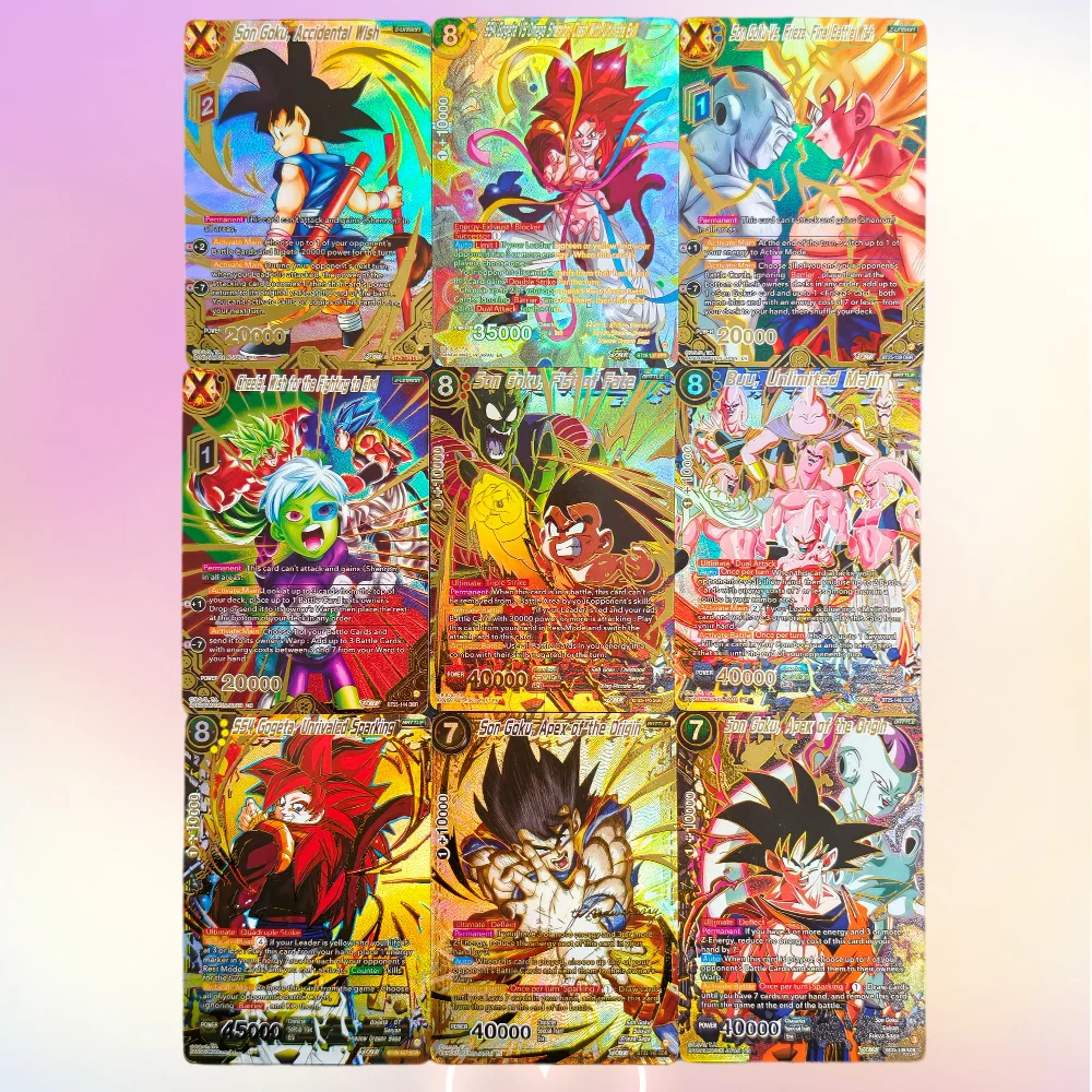 Bocce Ball Set - プロキシドラゴンボールスーパーマスターズ英語版BT25孫悟空ゴジータブウ無制限魔人魔人チーライゲームコレクタブルカード玩具