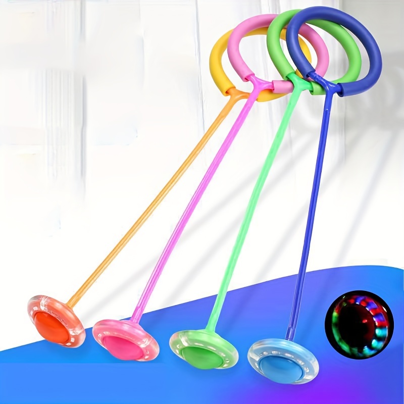 Bocce Ball Set - 1Pc 子供点滅ジャンプリングスポーツバウンスボール折りたたみ点滅バウンスボール子供や大人に適したスキルゲーム