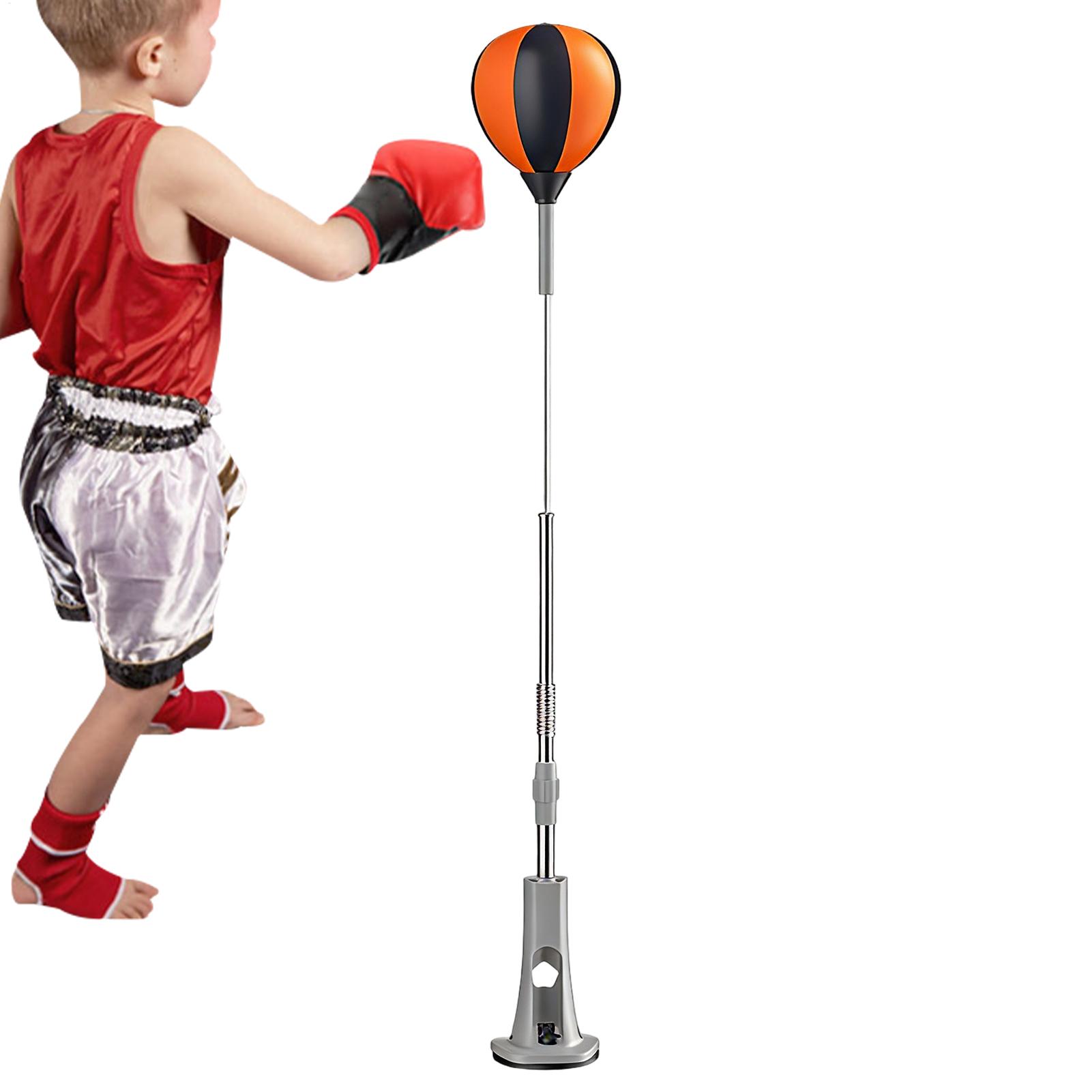 Sports Equipment For Training - スタンディングパンチングバッグ、スタンド付きボクシングバッグ、直立トレーニングターゲット、トレーニングエクササイズ機器、吸盤ベース、高さ調節可能