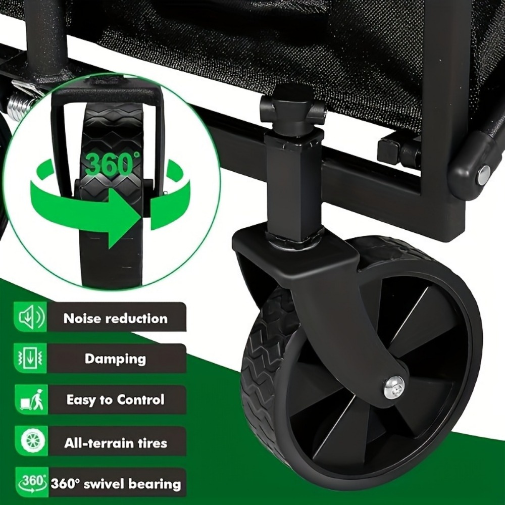頑丈な折りたたみ式トロリー、あらゆる地形に対応するペットカー - Sports Equipment Trolley のレビューと価格