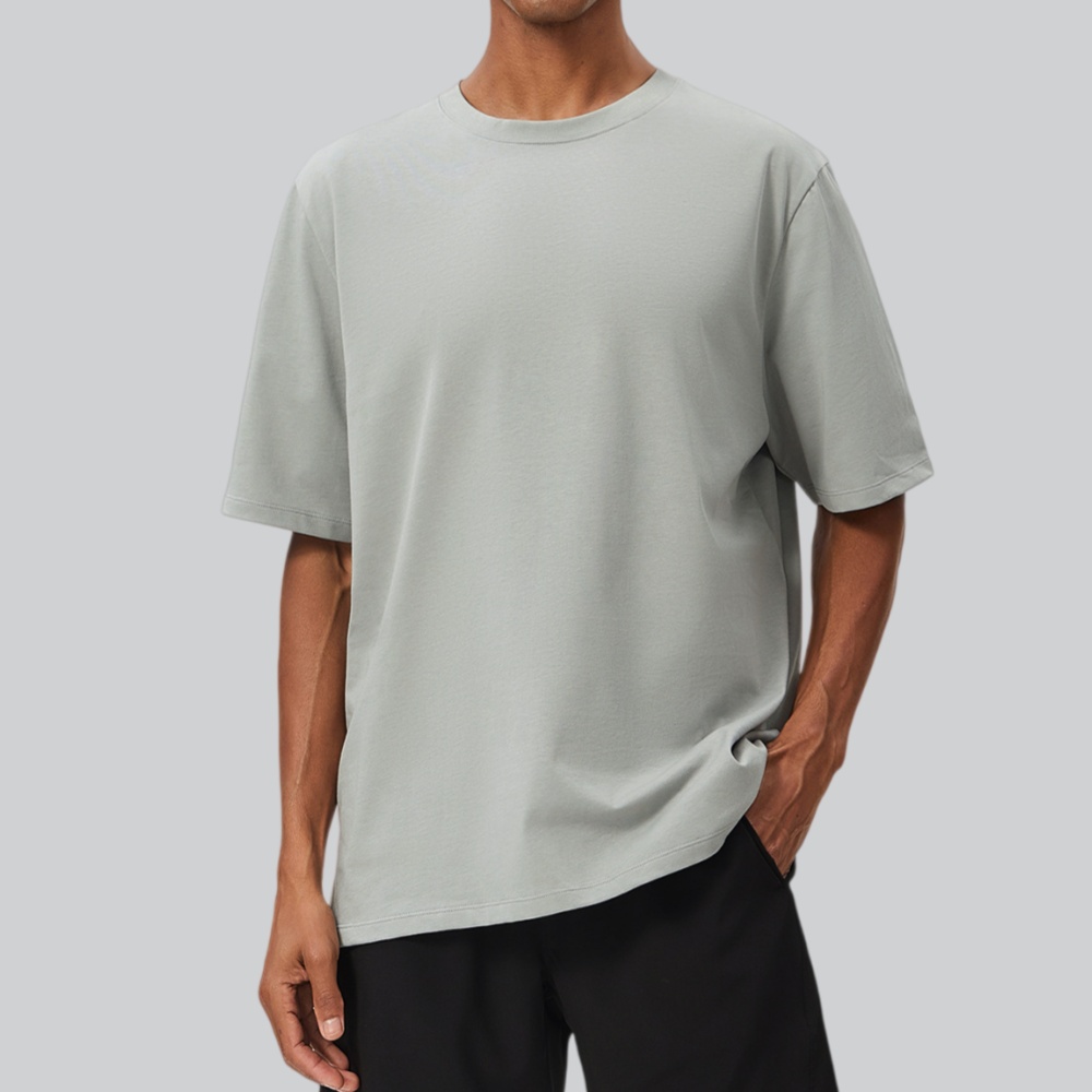 メンズ ソリッドカラー ランニング スポーツ Tシャツ ジム - Sports Equipment Logos のレビューと価格