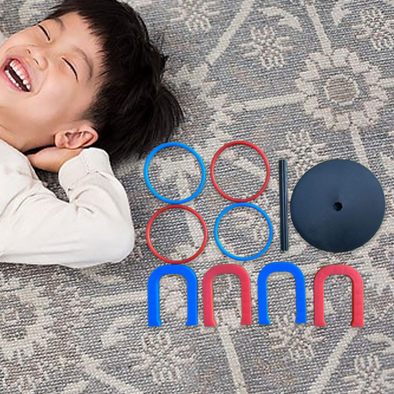 ポータブルジャンボリングトスセット、屋外芝生・ビーチ・庭での - Horseshoe Game Set のレビューと価格