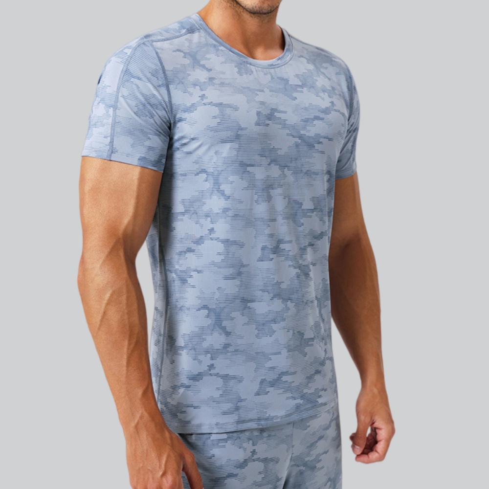 メンズラウンドネック Tシャツ スポーツウェア 夏 ランニン - Sports Equipment Logos のレビューと価格