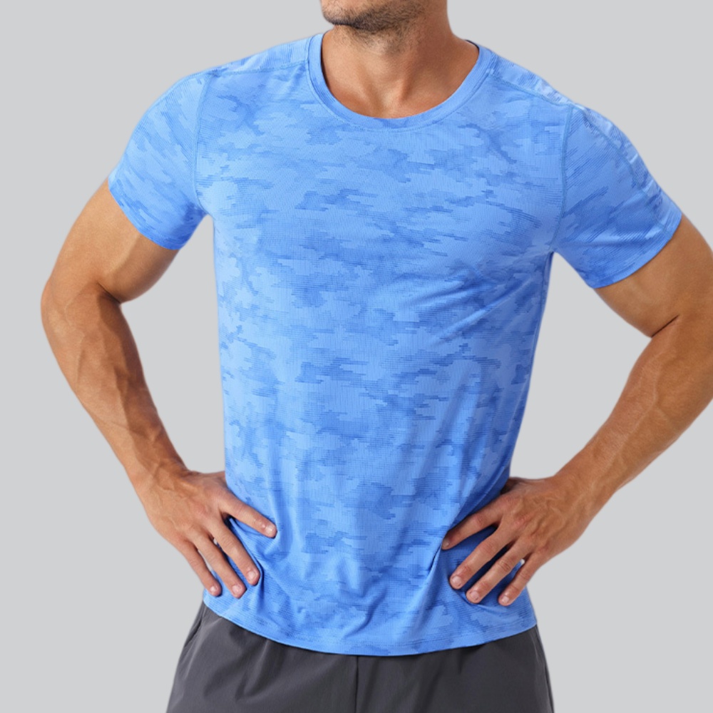 メンズラウンドネック Tシャツ スポーツウェア 夏 ランニン - Sports Equipment Logos のレビューと価格