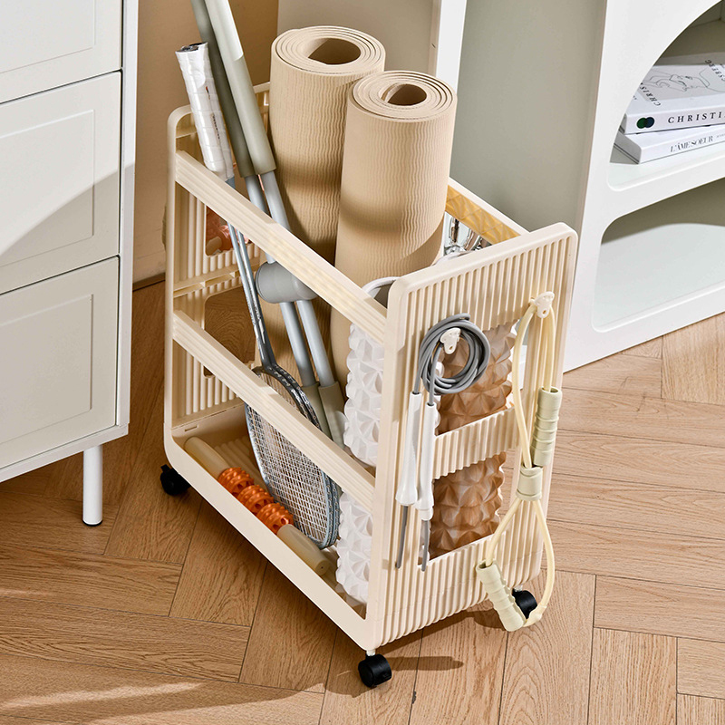 多機能トロリー収納ラック、ヨガマットホルダー、スポーツ用品、 - Sports Equipment Trolley のレビューと価格