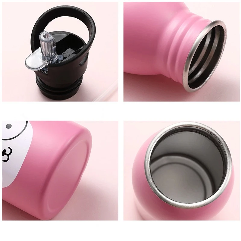500ML ステンレス鋼製ウォーターボトル ストロー付き か - Sports Equipment Stores のレビューと価格