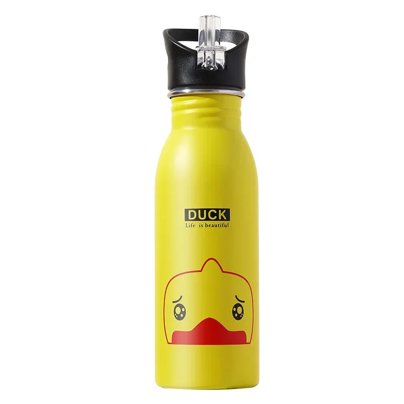 500ML ステンレス鋼製ウォーターボトル ストロー付き か - Sports Equipment Stores のレビューと価格