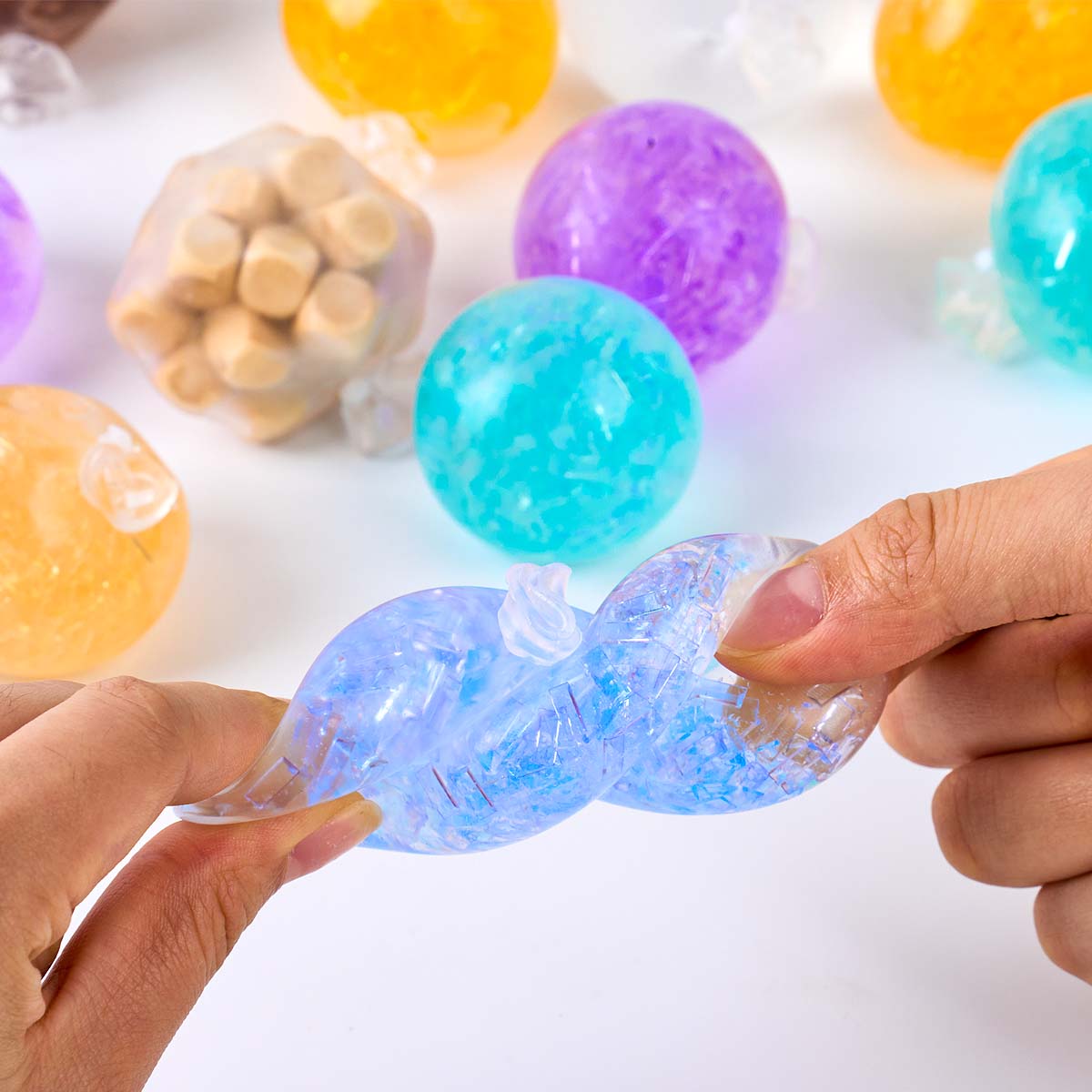 6個入り 透明ソフトTPR空ボールスキン DIY手作りバブル - Bocce Ball Set のレビューと価格