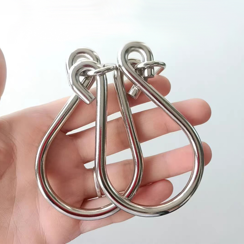 クラシックな馬蹄ロックパズルリングソリューションメタルブレイ - Horseshoe Game Set のレビューと価格