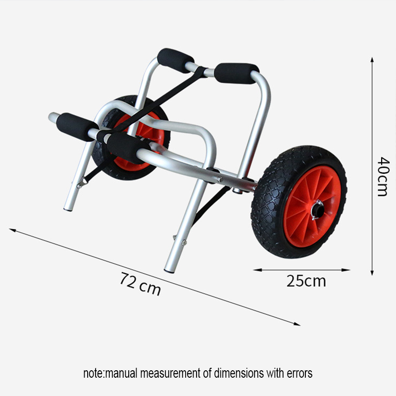ポータブル折りたたみカヤックトロリー、ユニバーサルカヌーハン - Sports Equipment Trolley のレビューと価格