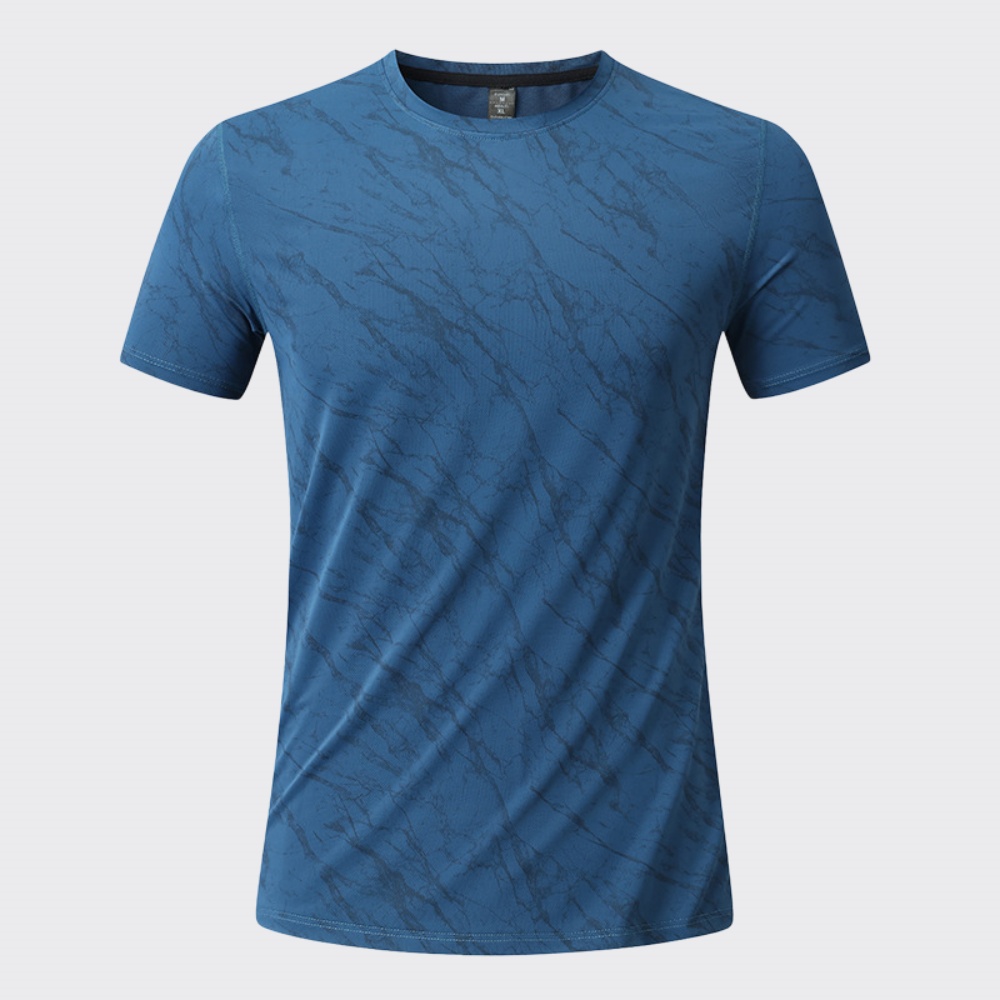 夏のメンズ速乾フィットネス Tシャツ半袖男性ジムフィットネス - Sports Equipment Logos のレビューと価格