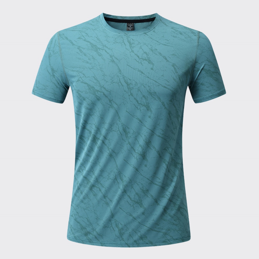 夏のメンズ速乾フィットネス Tシャツ半袖男性ジムフィットネス - Sports Equipment Logos のレビューと価格