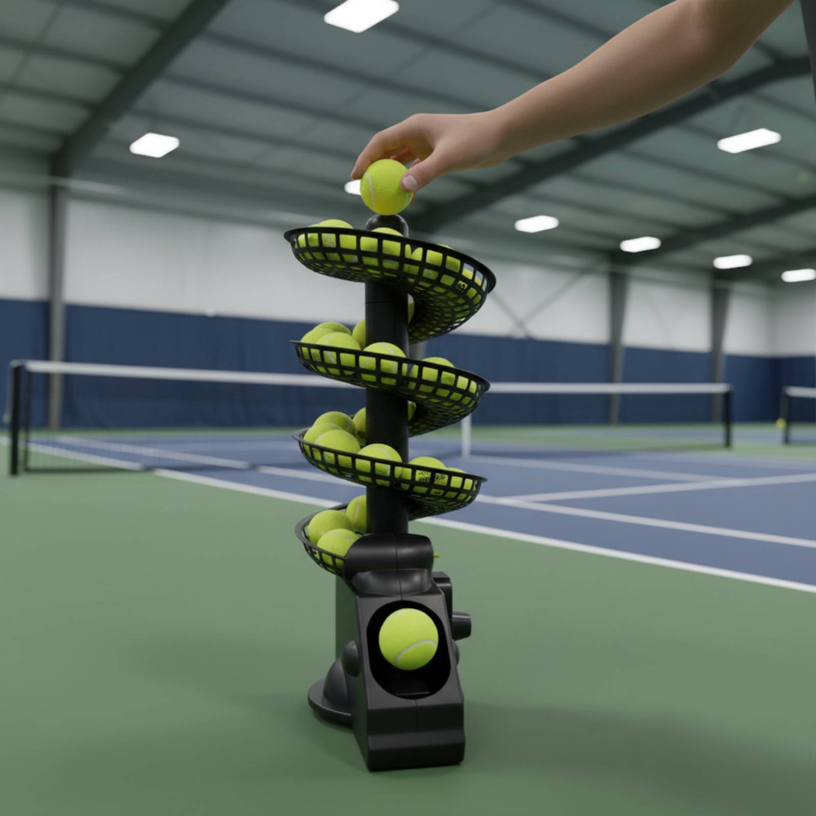 ポータブルテニスボールマシン 複数設定可能 スポーツトレーニ - Sports Equipment Set のレビューと価格