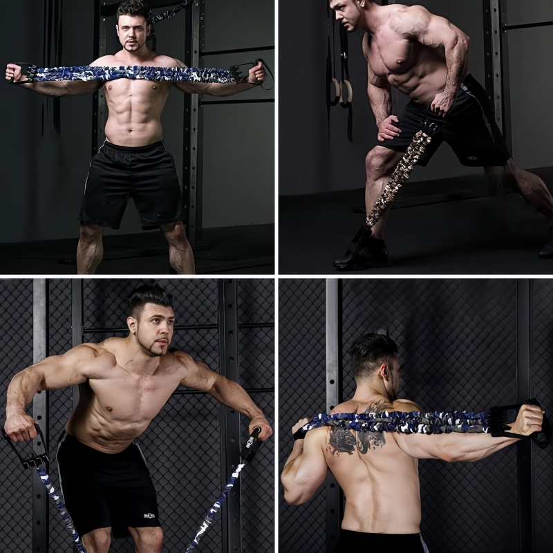 チェストエキスパンダー抵抗バンド弾性プルロープ筋力トレーナー - Sports Equipment Names のレビューと価格
