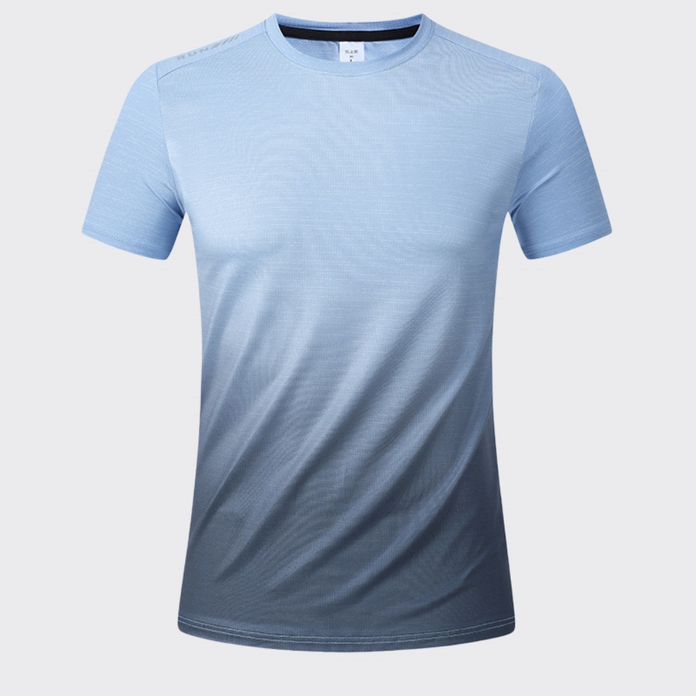 メンズフィットネスランニング Tシャツジムスポーツグラデーシ - Sports Equipment Logos のレビューと価格