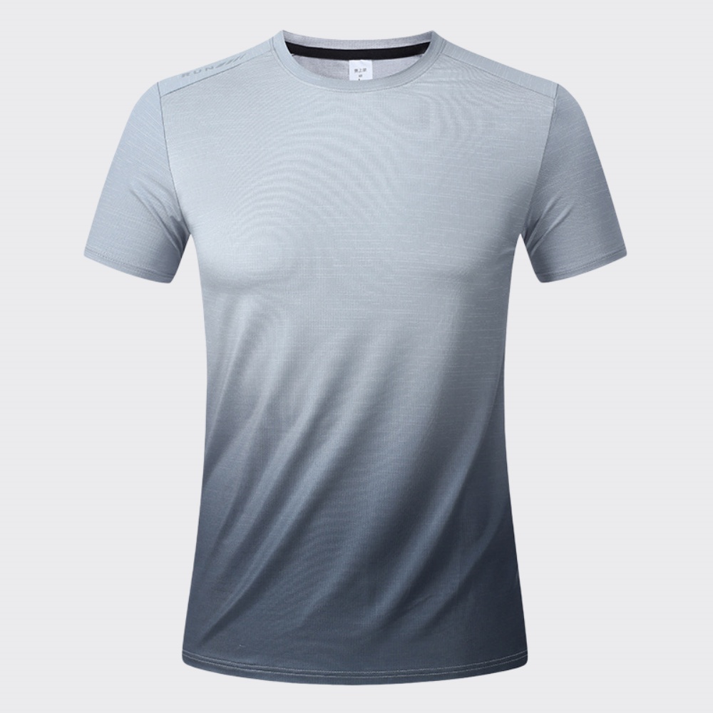 メンズフィットネスランニング Tシャツジムスポーツグラデーシ - Sports Equipment Logos のレビューと価格