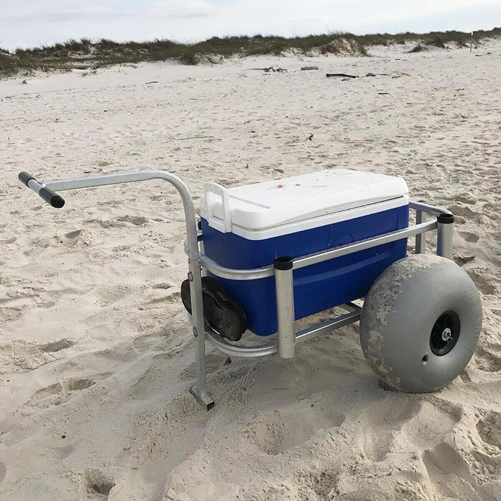 ビーチカートサンドホイール16インチビーチバルーンタイヤPV - Sports Equipment Trolley のレビューと価格