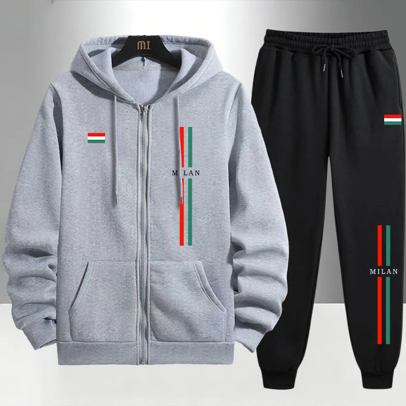 2026 イタリアプリント メンズセット ジップアップパーカ - Sports Equipment Set のレビューと価格