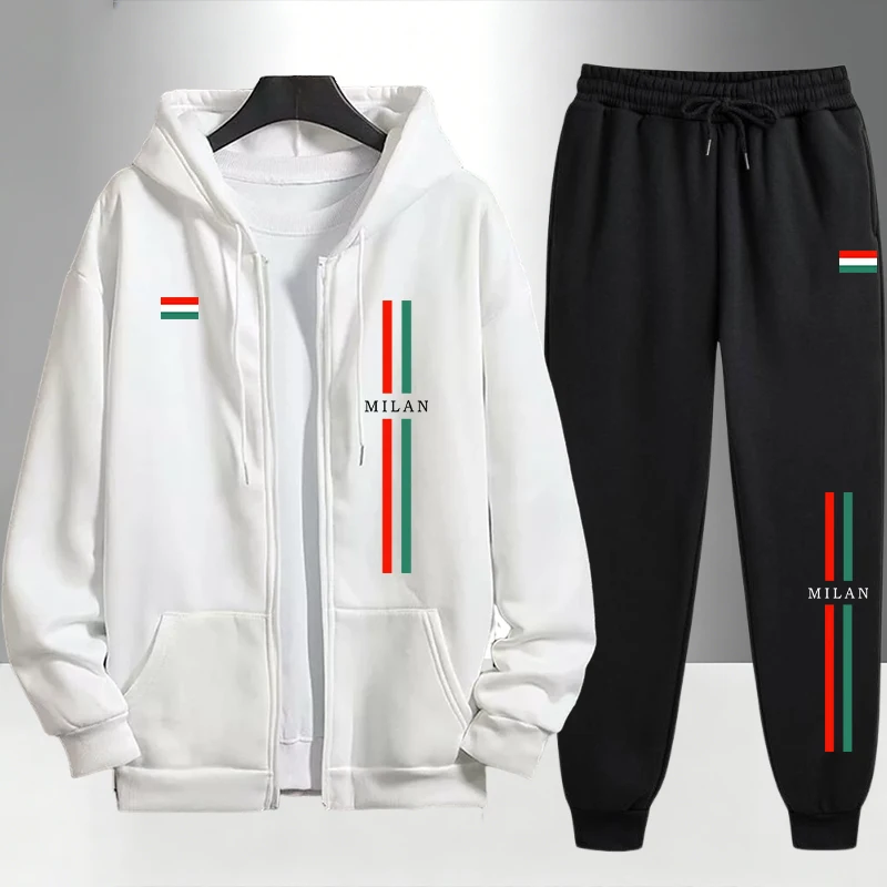 2026 イタリアプリント メンズセット ジップアップパーカ - Sports Equipment Set のレビューと価格