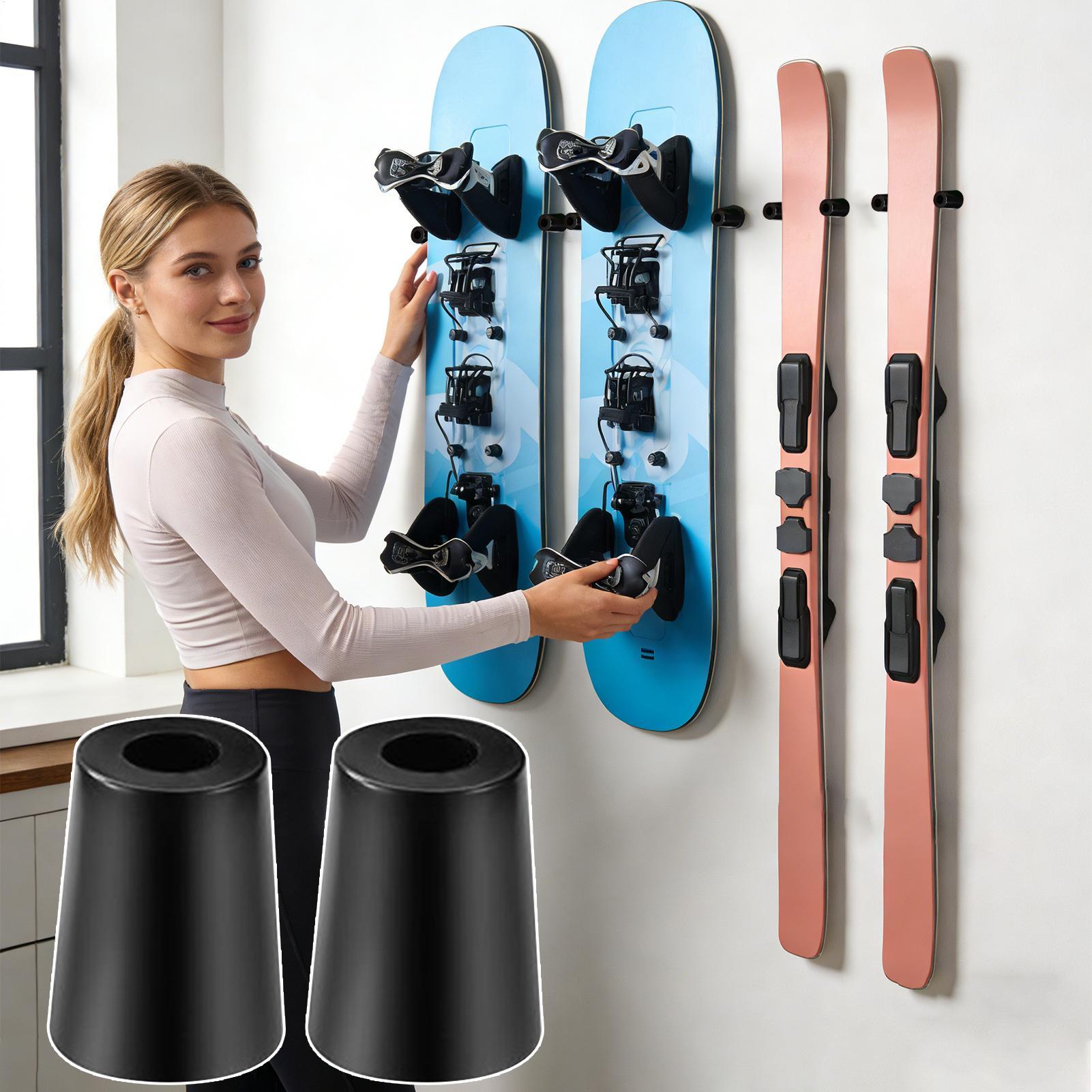 壁掛け式スキー/スノーボードホルダー、垂直収納、ガレージ/屋 - Sports Equipment Stores のレビューと価格