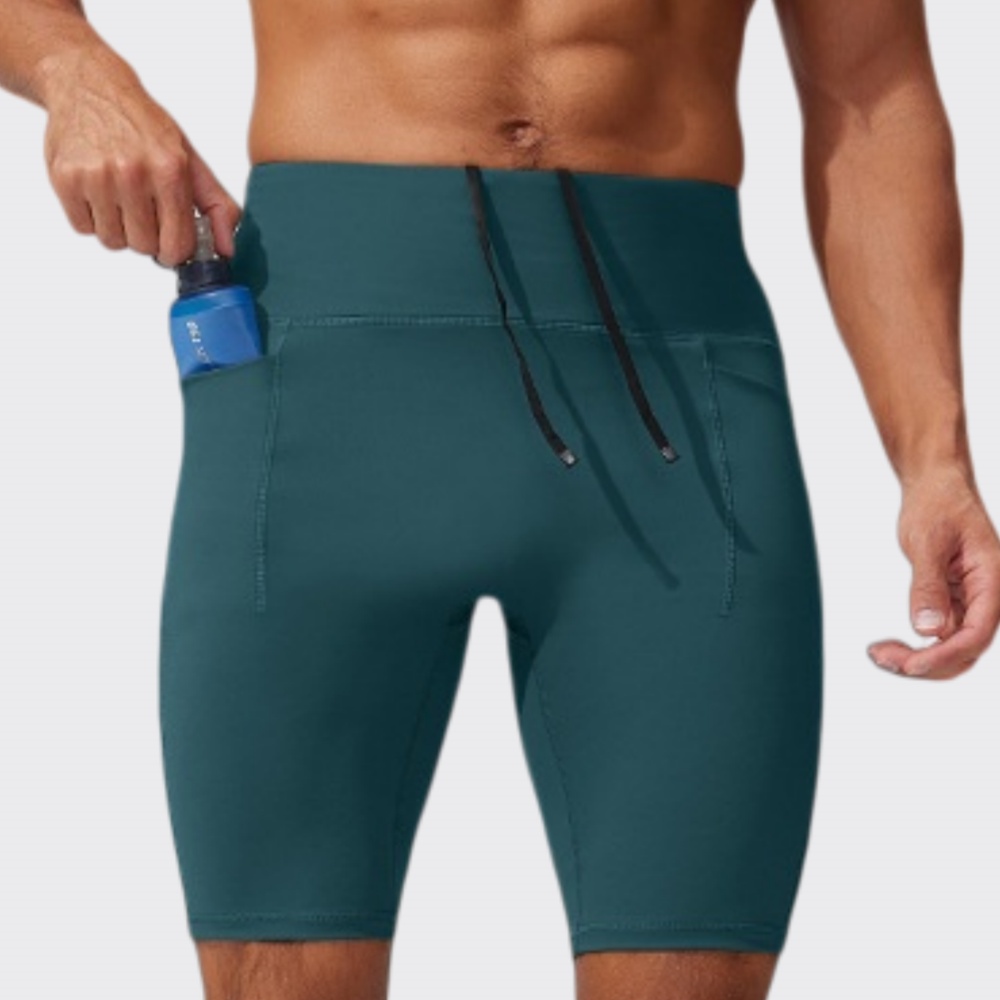 メンズランニングスポーツショーツ男性夏通気性速乾性フィットネ - Sports Equipment Logos のレビューと価格