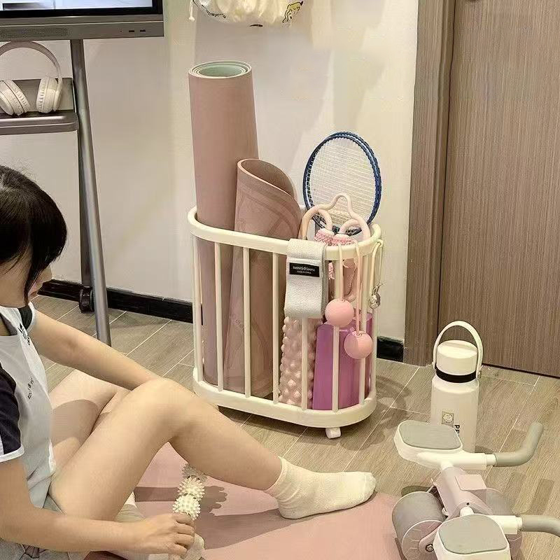 多機能ホイール付き金属製スポーツ用品収納ラック - モダンな - Sports Equipment Trolley のレビューと価格